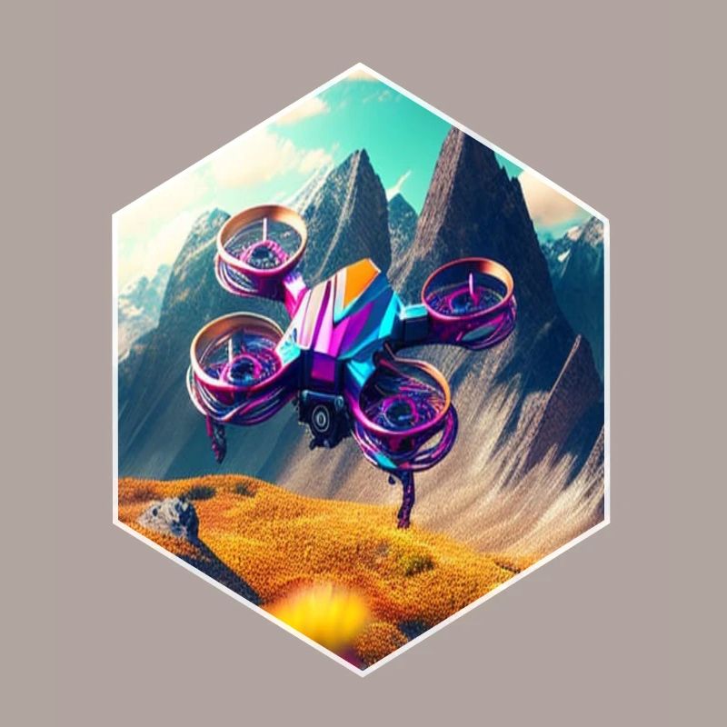 Drone Flying Quadcopter