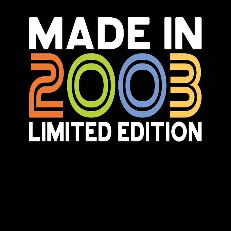 20e anniversaire Né en 2003 Fabriqué en 2003