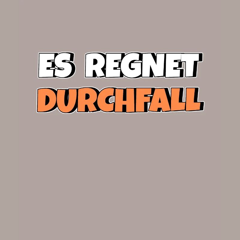 Es regnet Durchfall
