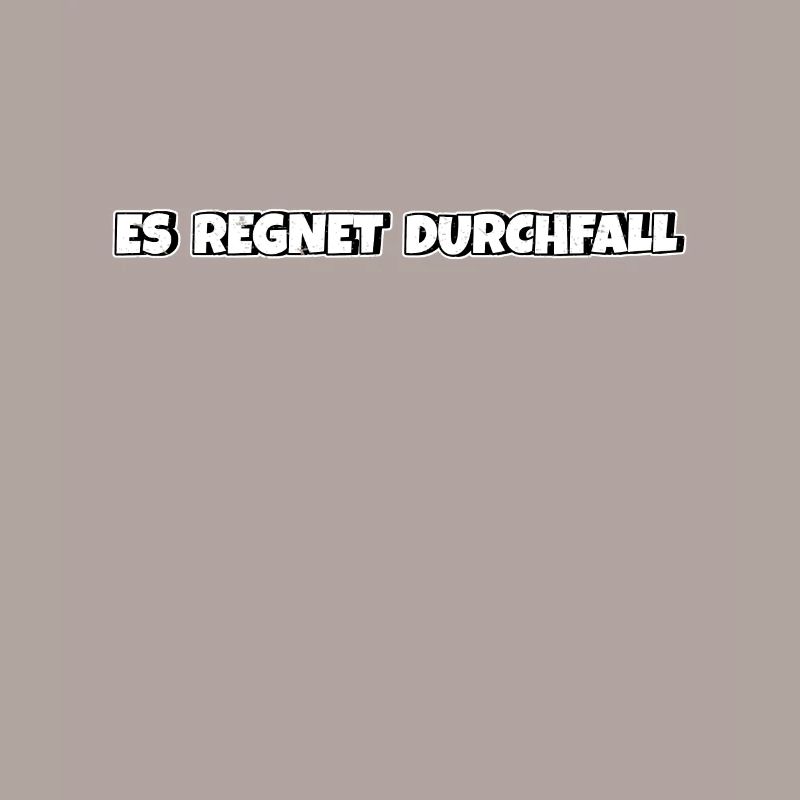 Es regnet Durchfall