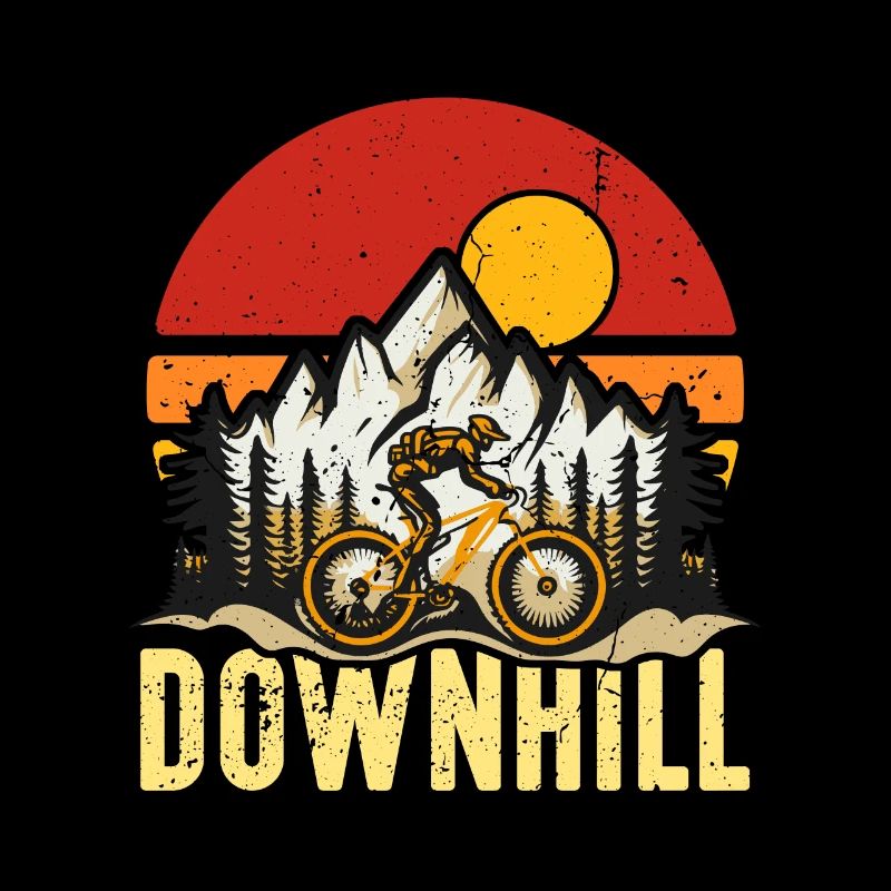 VTT Descente Course cycliste Coureur cycliste