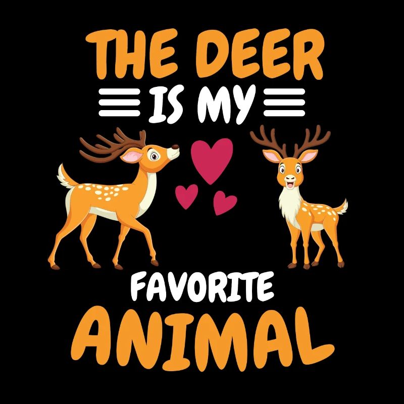 Lieblingstier Wald Tier Lustiges Geschenk Hirsch
