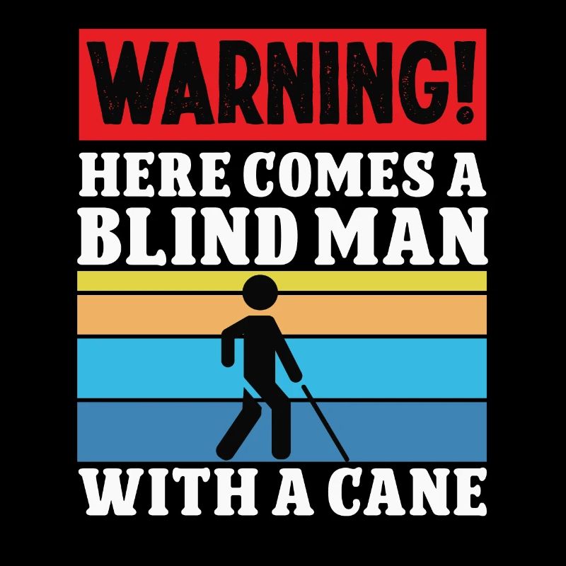 Blindheit Blind Man With Cane Blindness Awareness