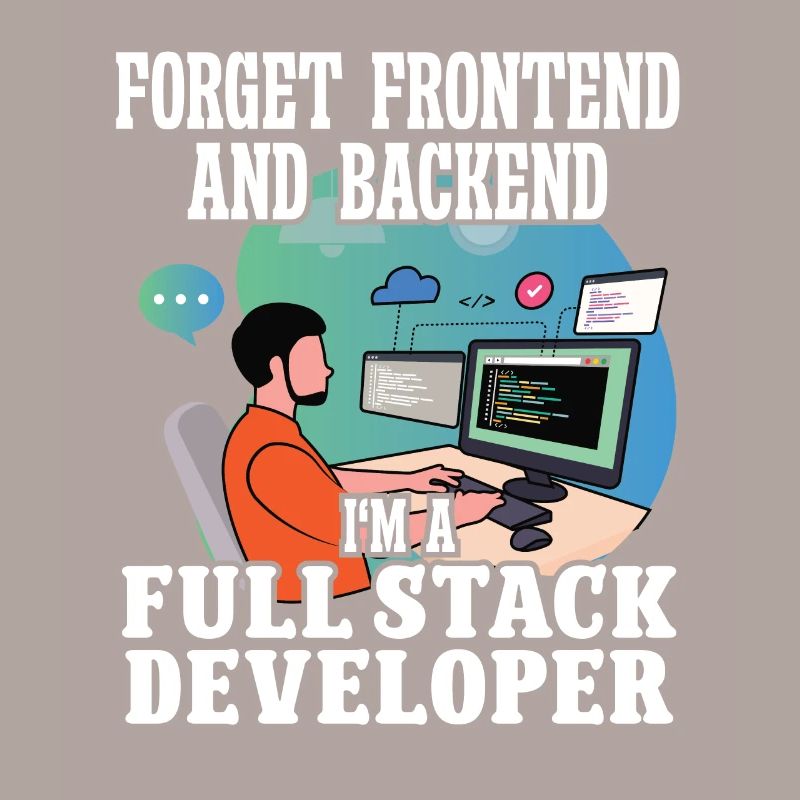 Softwareentwickler Full Stack Developer Coder Geek