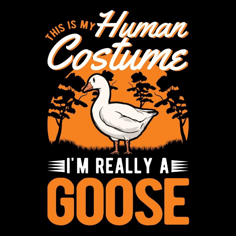 Gänse Human Costume Halloween Gänsezüchter Gans