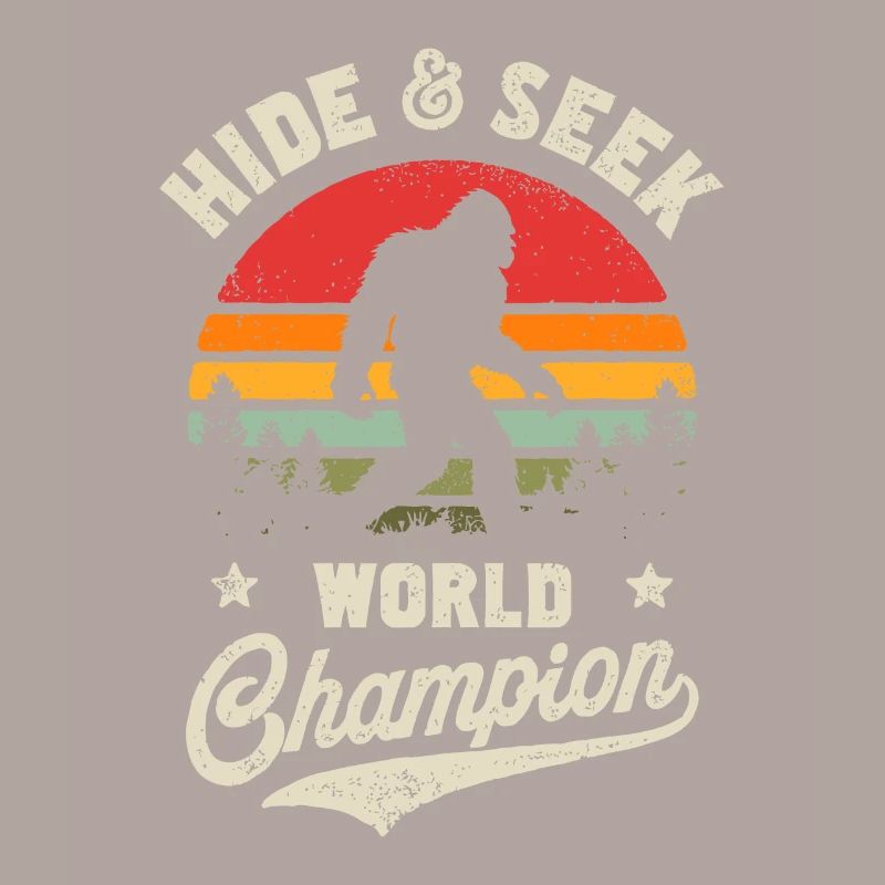 Bigfoot Cache-cache Champion du Monde Sasquatch Ret