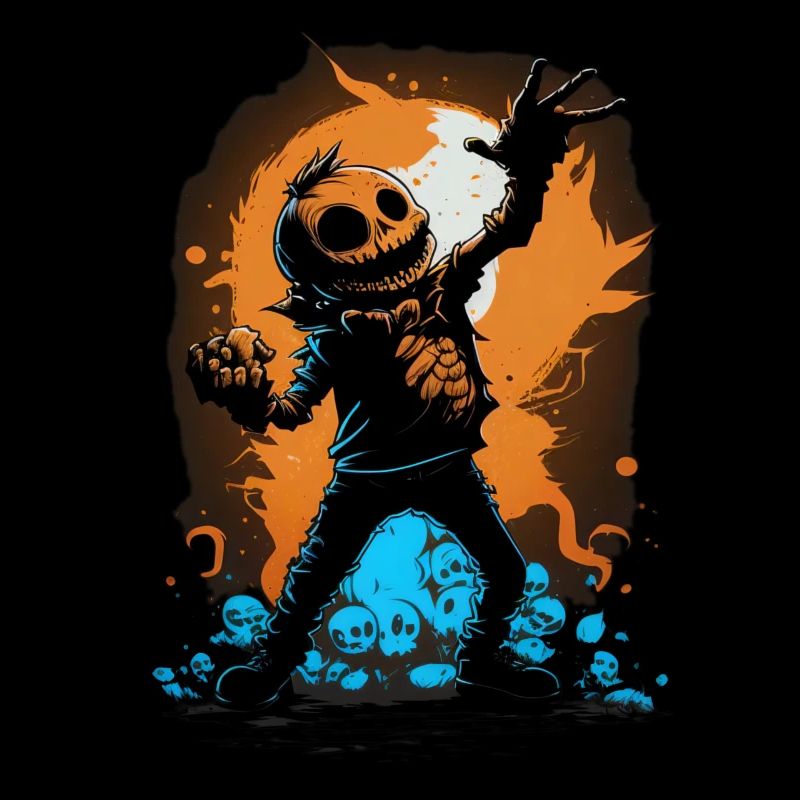 Halloween Jack O Latern Dabbing Kürbis