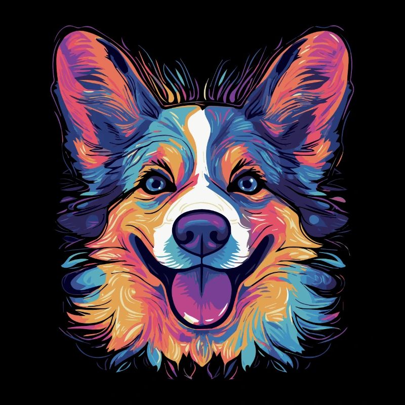 Welsh Corgi coloré