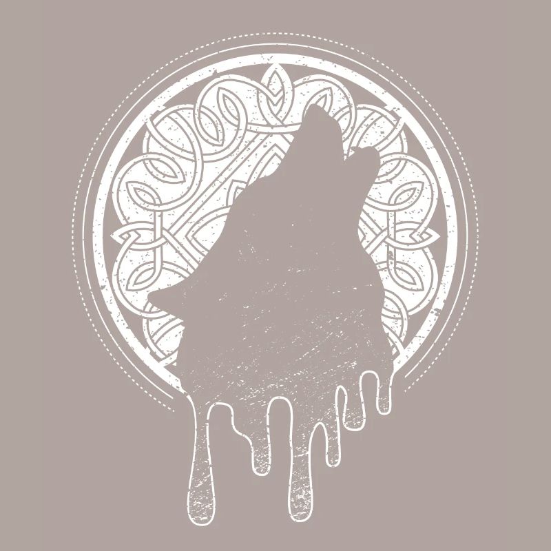 Wolf Wolves Winking Middle Ages Mythology Odin