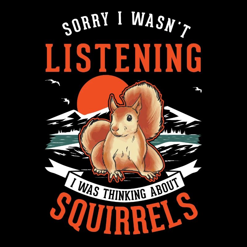 Eichhörnchen Geschenk Grauhörnchen Squirrel