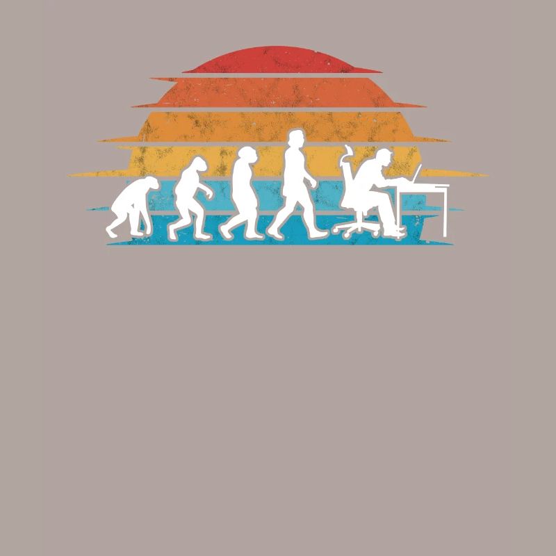 Computer Scientist Evolution Programmer Nerd