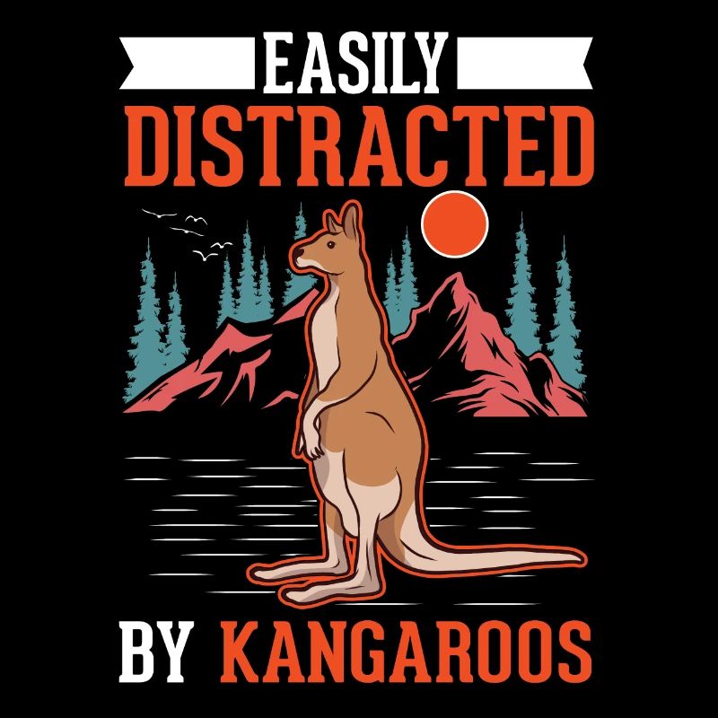 Easily distracted by Kangaroos Känguru