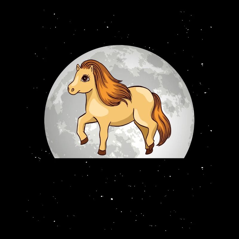 Lune de poney Shetland