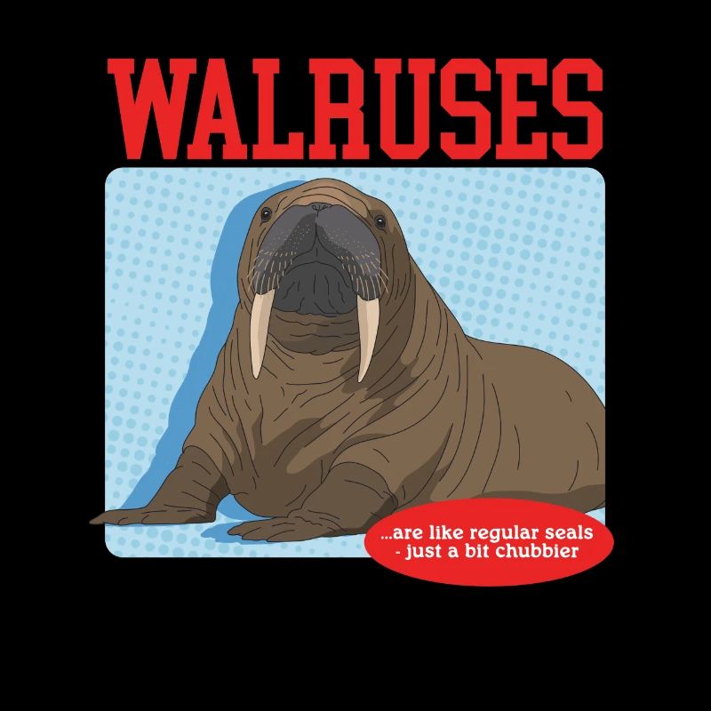 Walross Robbe | Walroß Walrosse Walrus Geschenk