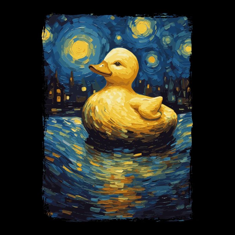 Badeente Starry Night