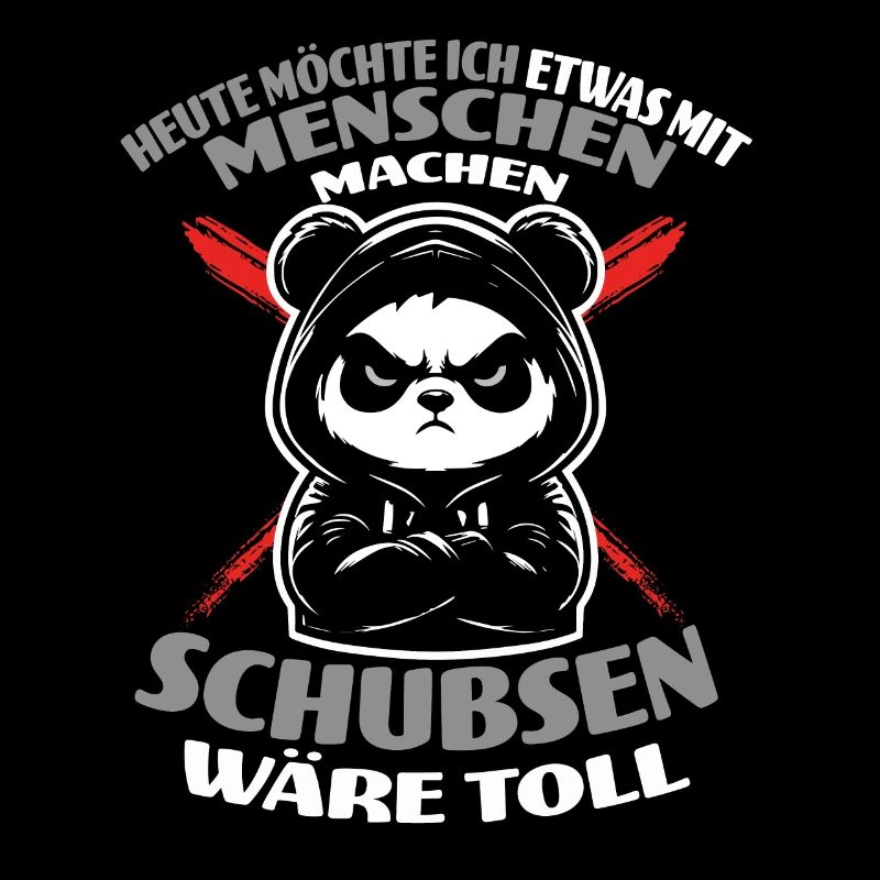 Panda möchte etwas mit menschen machen