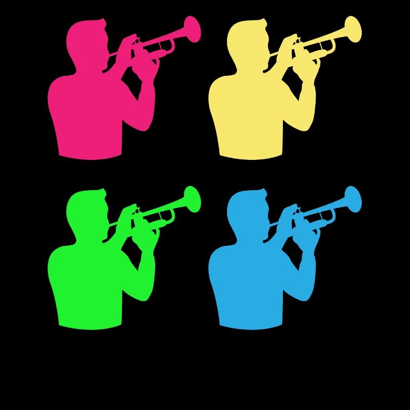 Son de trompette en couleur – arc-en-ciel musical