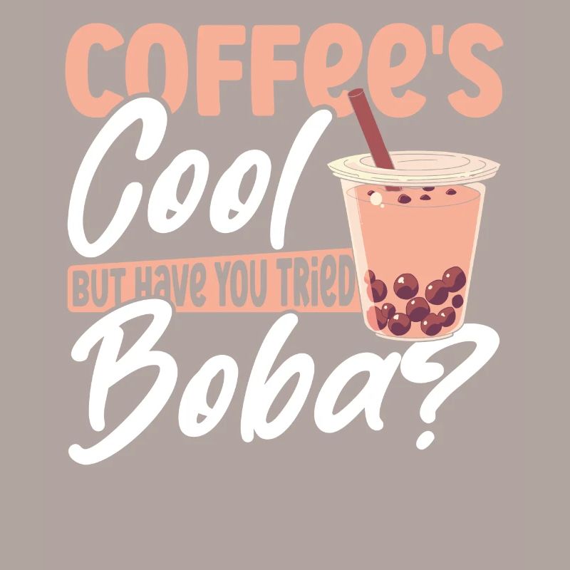 Schwarzer Tee Matcha Boba Boba Tee Merchandise