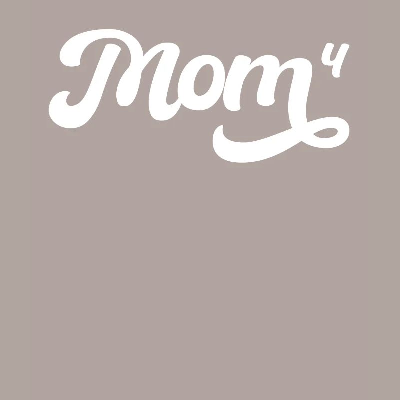 Mama Hoch 4 Muttertag Mama 4 Kinder Geschenk