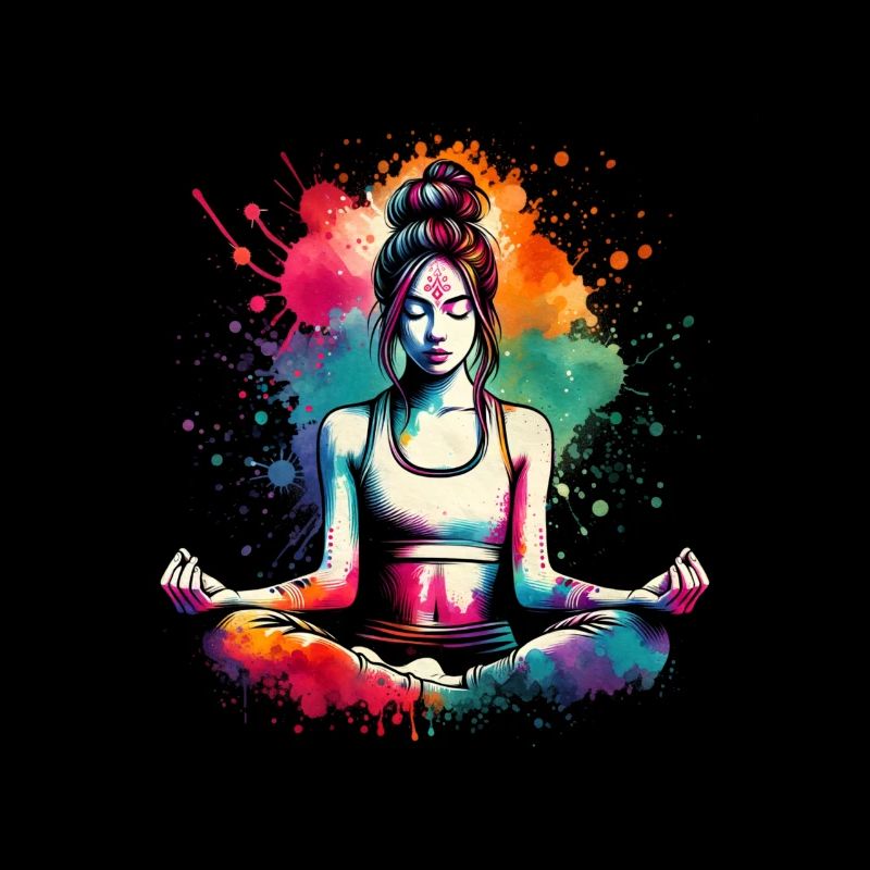 Mädchen, die Yoga lieben