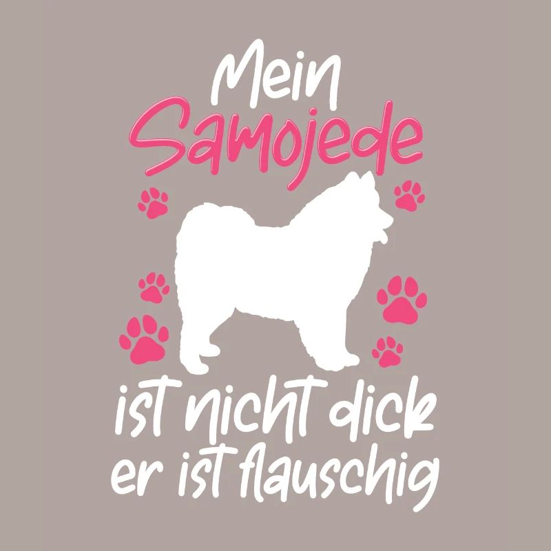 Samojede ist nicht dick Samojedenspitz Samojede