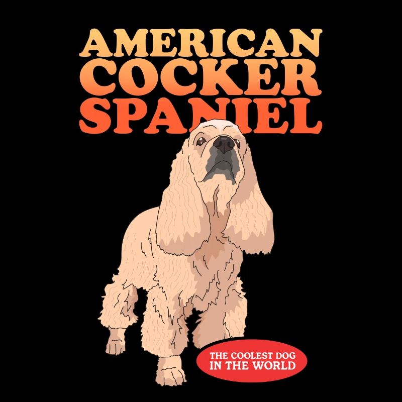 Amerikanischer Cocker Spaniel Hunde Geschenk