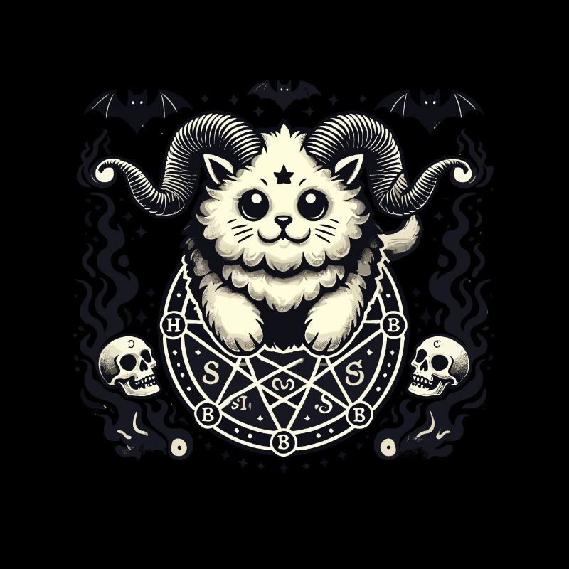 Mignon Lucifer chat drôle chats invocation