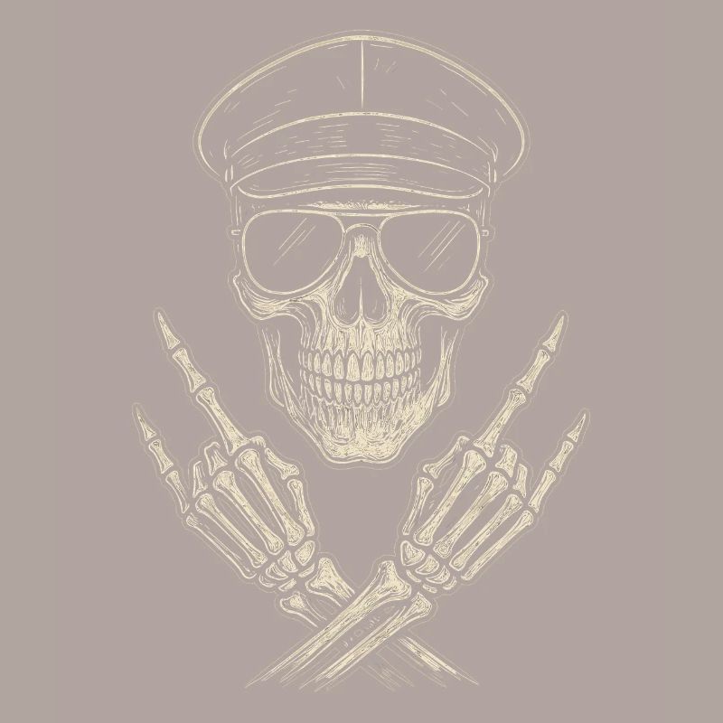Musique Rock, Crâne, Main De Roche, Heavy Metal