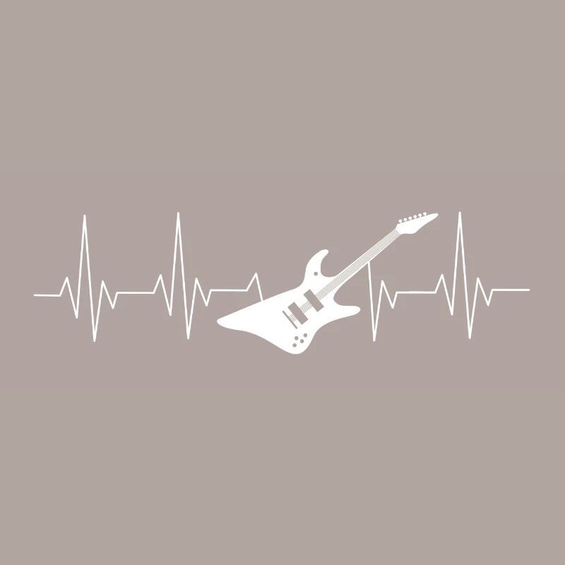 E-GITARRE HERZSCHLAG.
