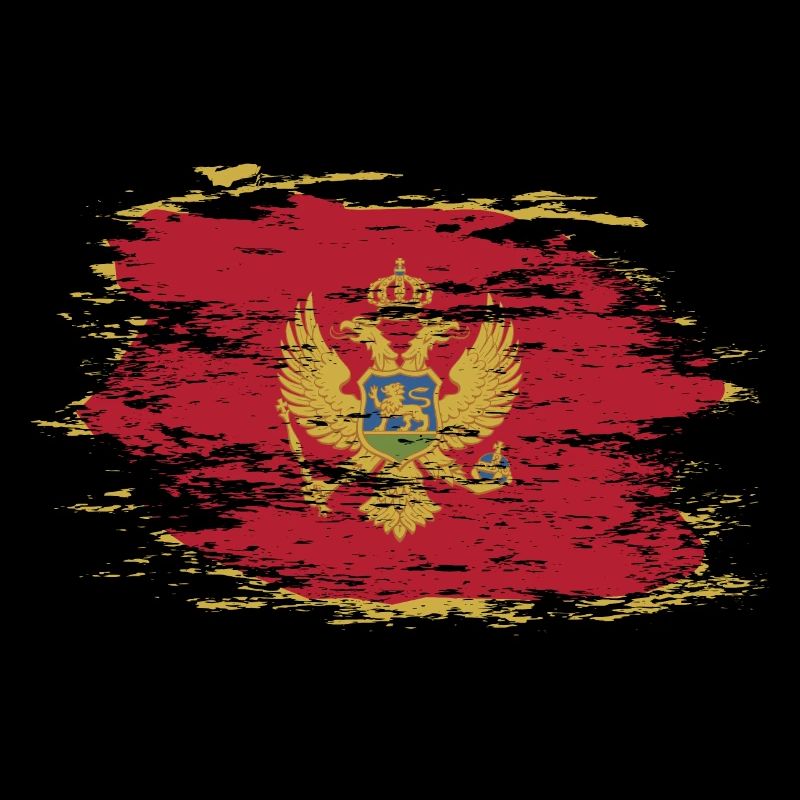 Drapeau du Monténégro utilisé