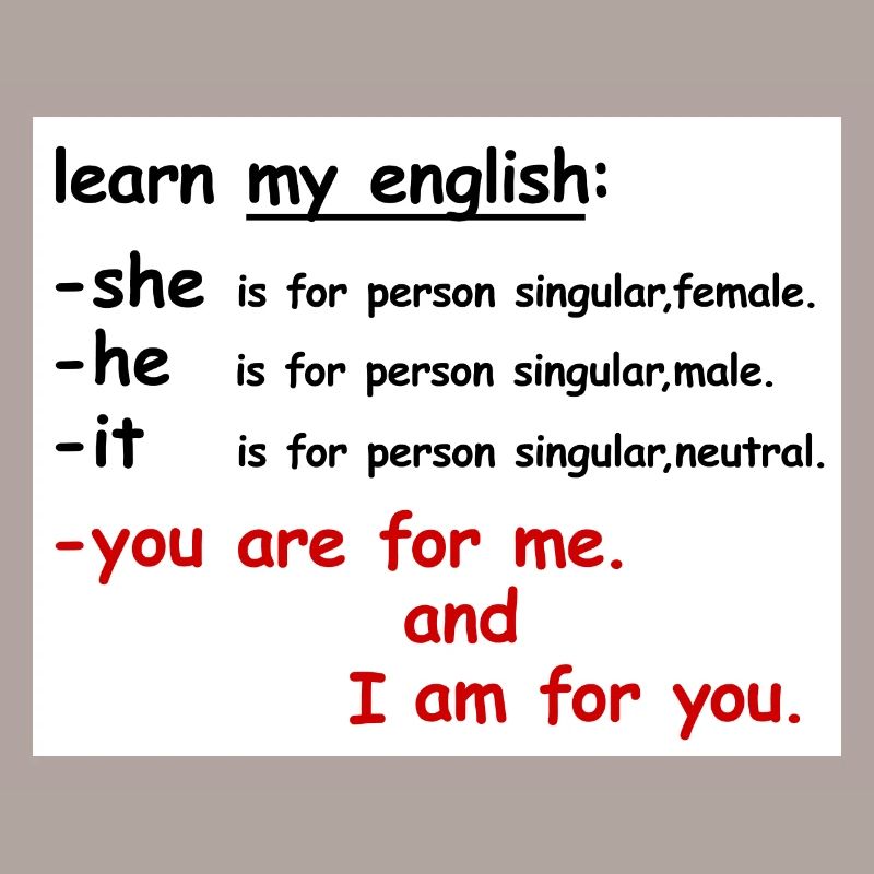 Mon anglais