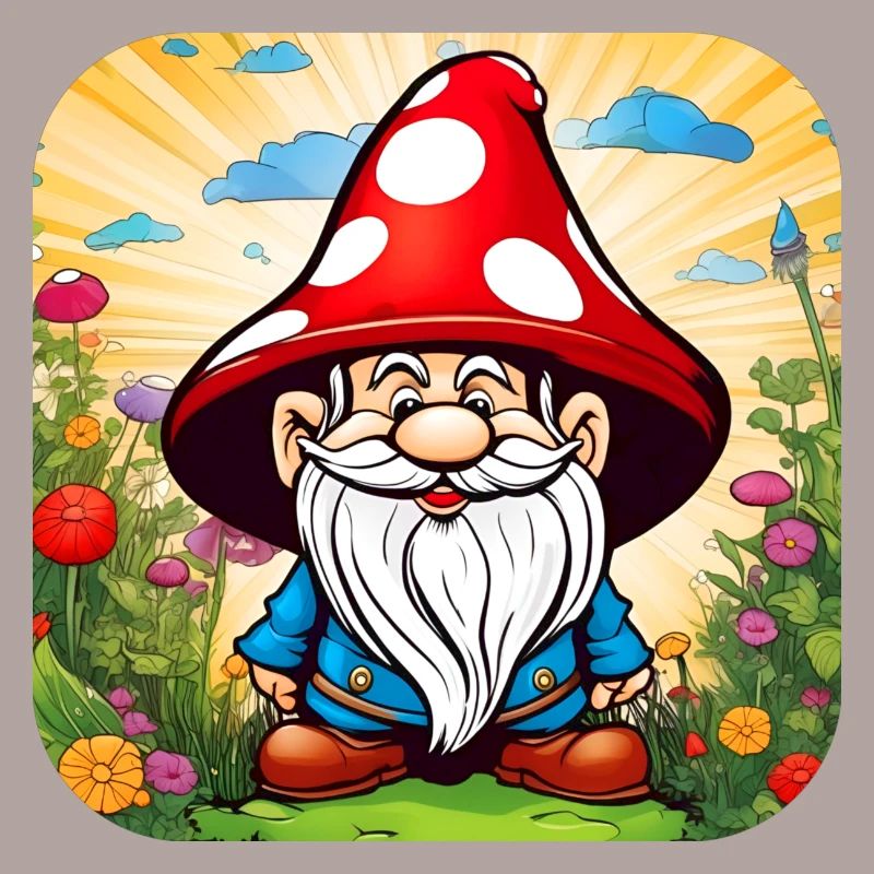Cute Toadstool Leprechaun