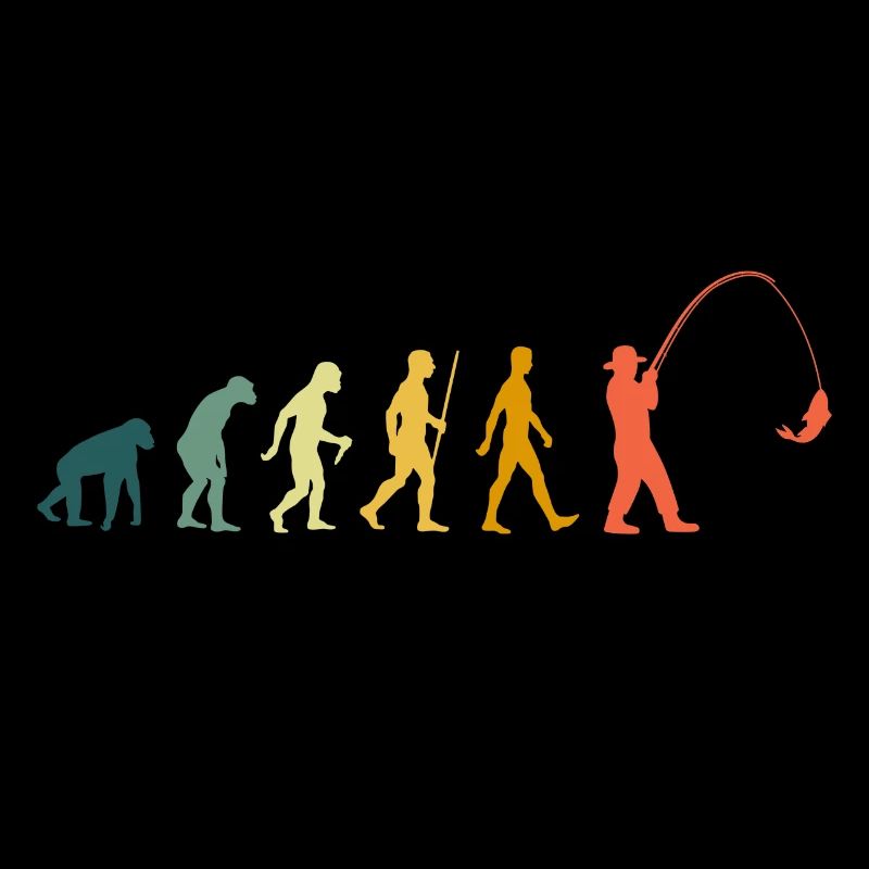 Evolution Pêcher rétro développement pêche pêche