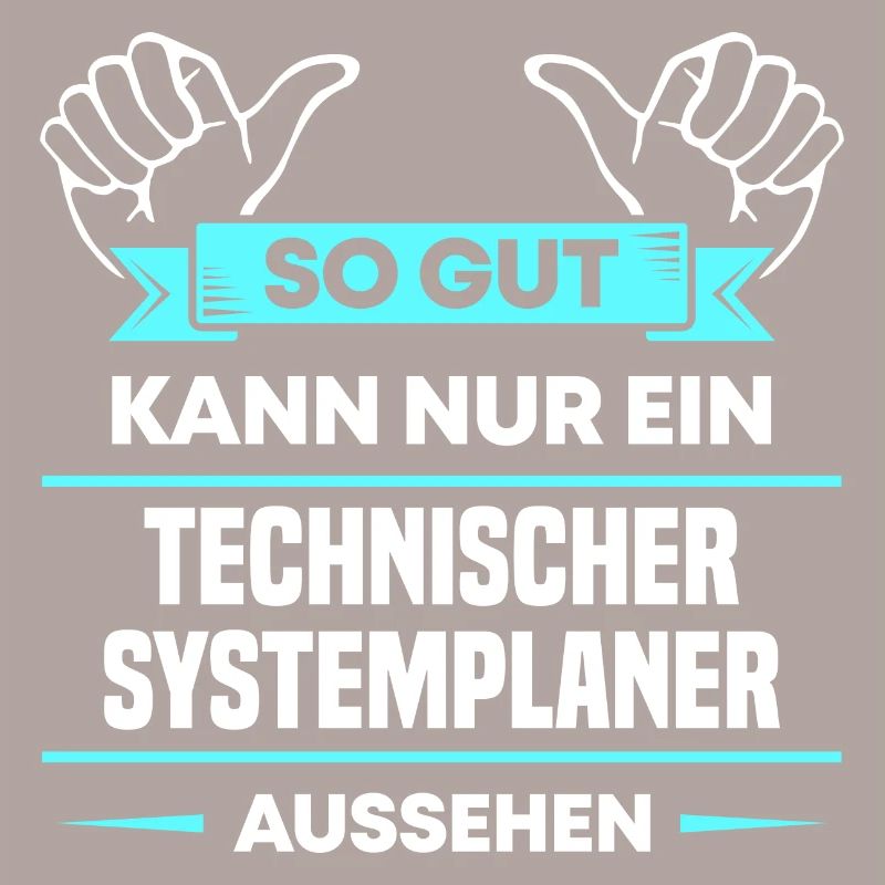 Technischer Systemplaner Design für stolze Profis