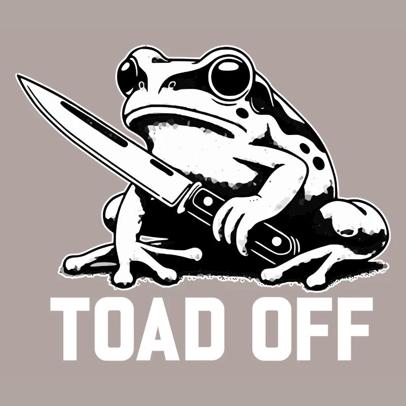 Vintage Frog Toad Meme Grumpy Frog Don't Toad Me