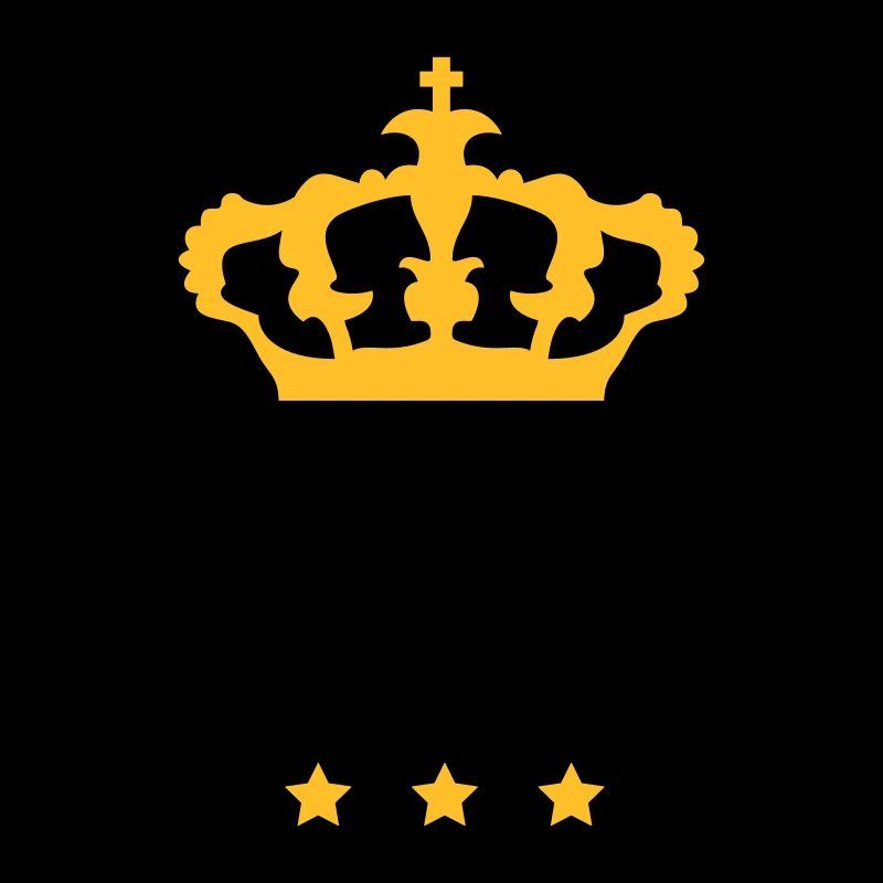 sterne king krone könig freunde team logo member s