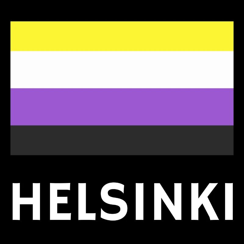 Non binary Pride Flag Helsinki
