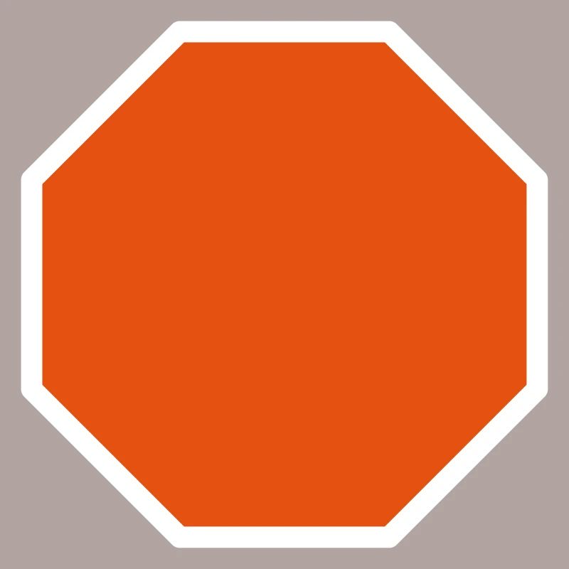 Stop Schild Vorlage Design Symbol Muster Pattern