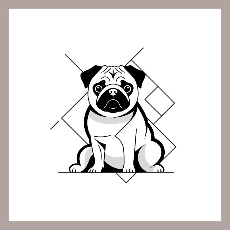 Mops Sitz