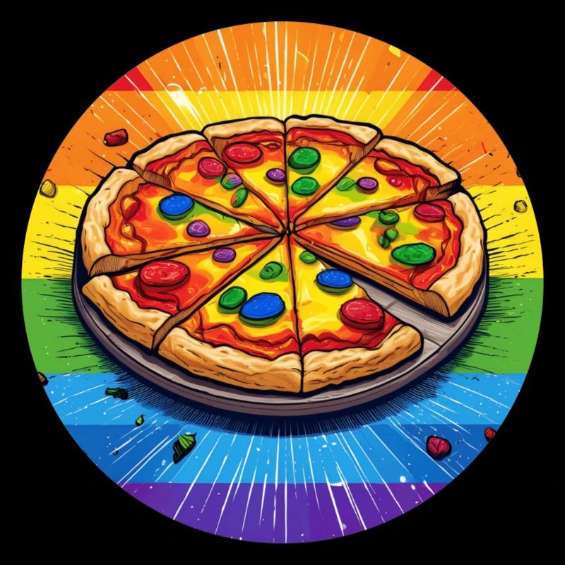 LGBTQ Pizza
