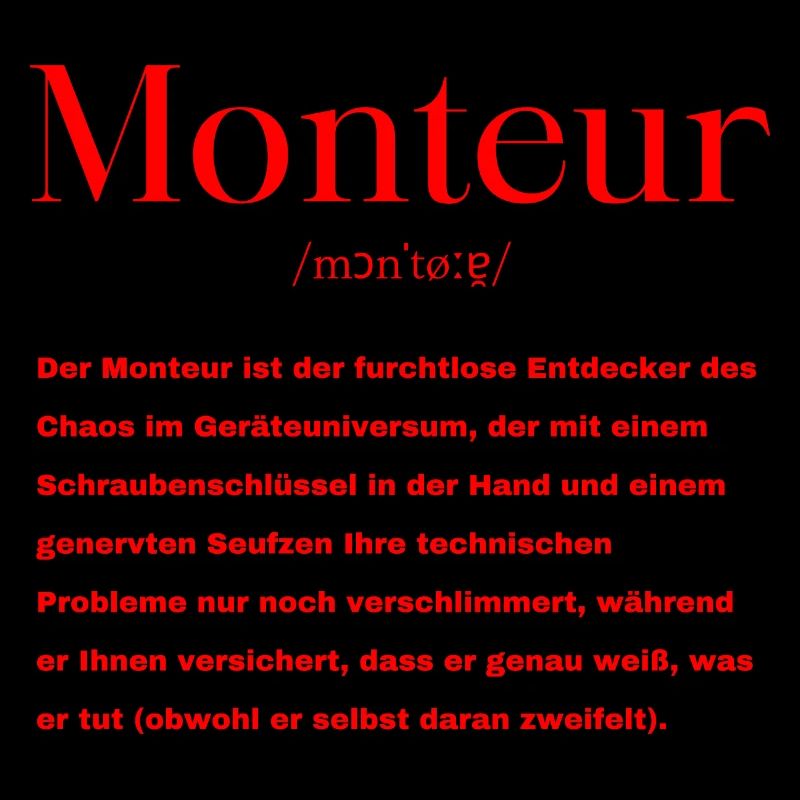 Monteur Definition