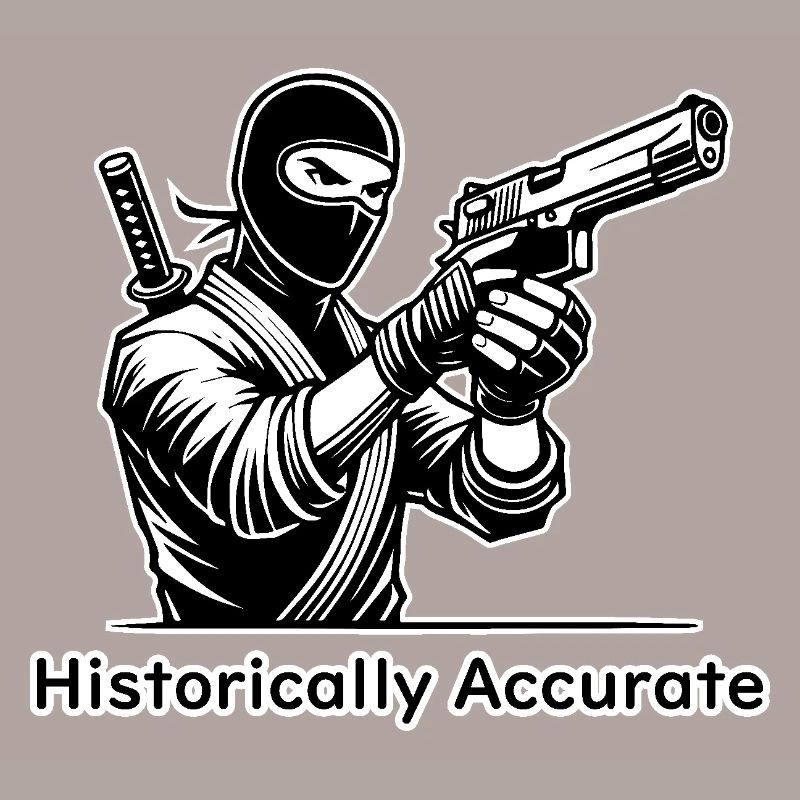 Ninja Assassin with a Gun - Historically Accurate
