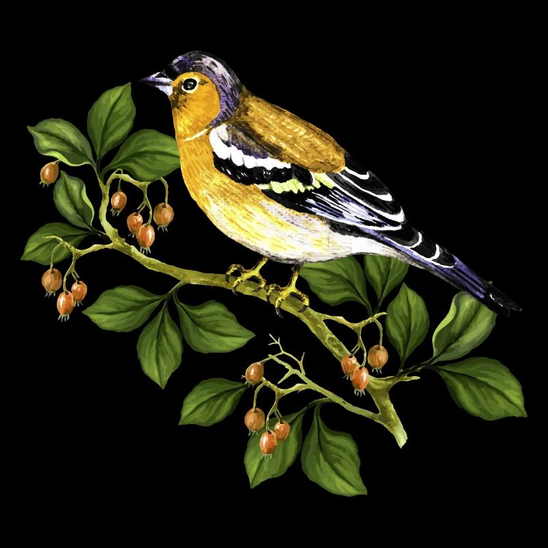 Bunter Vogel