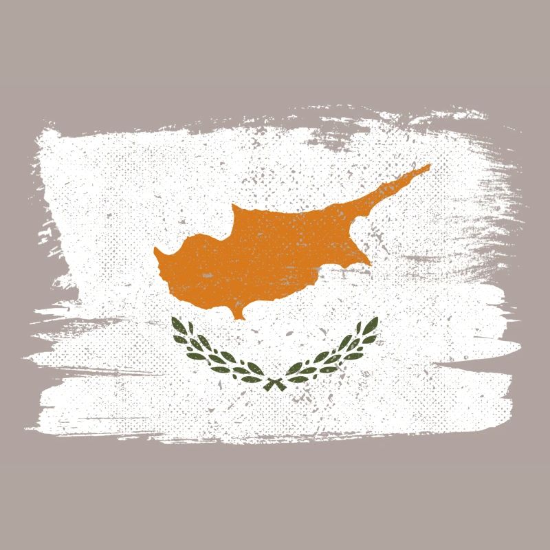 Chypre drapeau drapeau paix Vintage