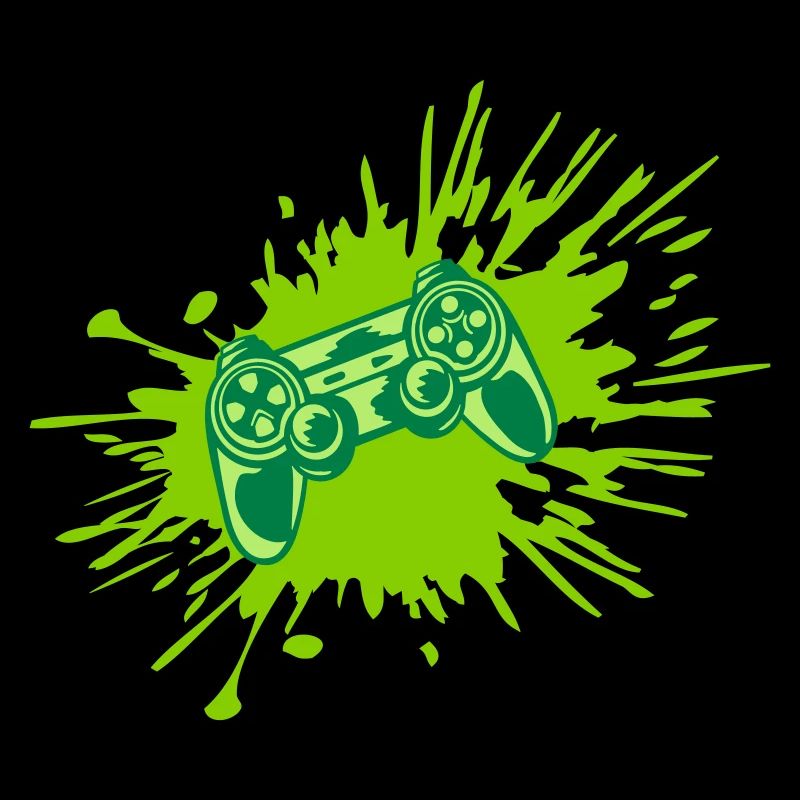 Farbklecks Konsole Retro Controller