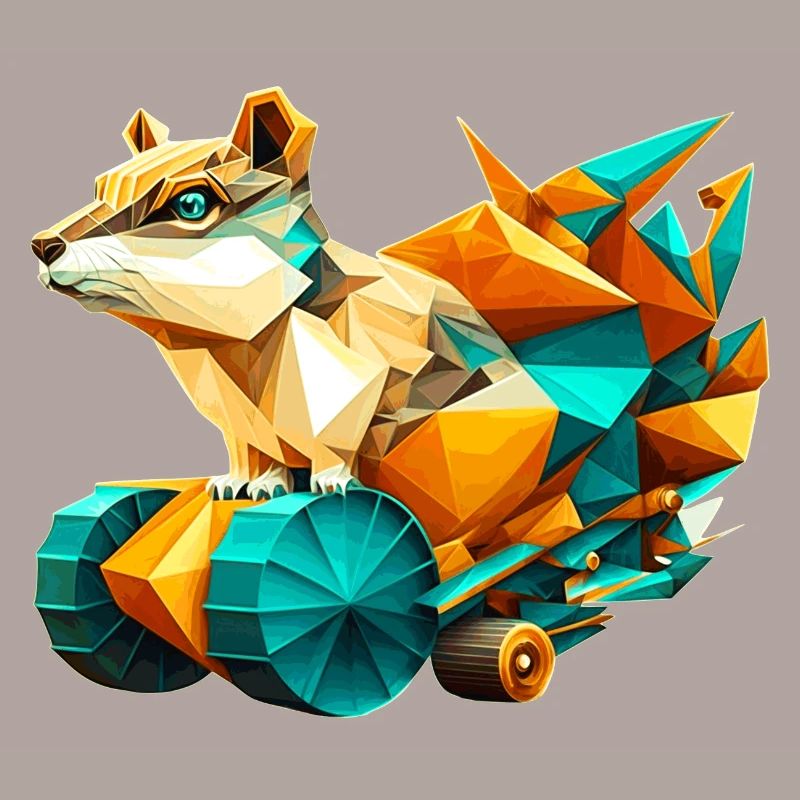 Kit 3D tamia avec roues comme polygone