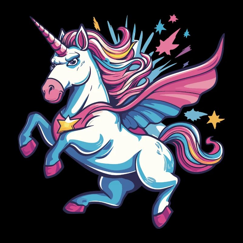 Einhorn Superheld Superkräfte Übernatürlich Comic