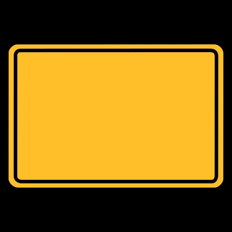 Ortsschild + Dein Text