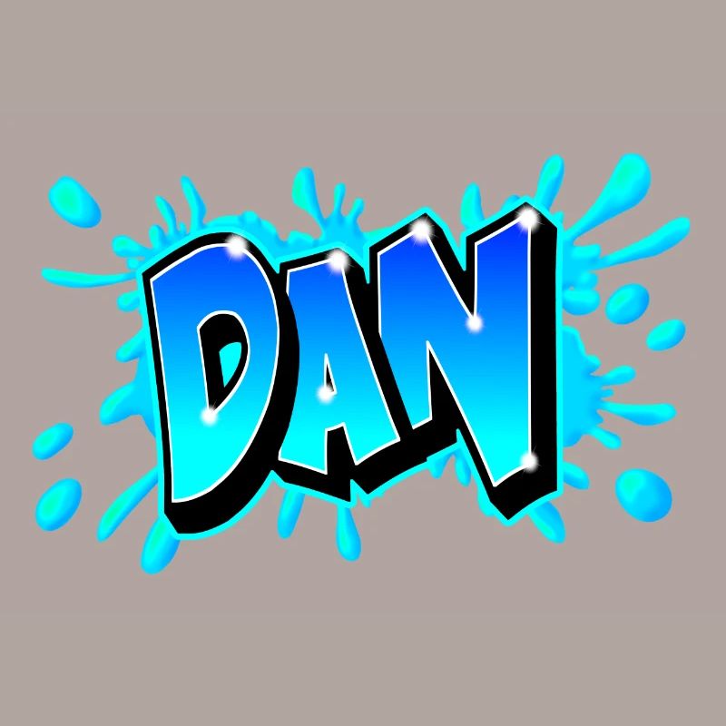 Graffiti "DAN" printed on any medium!