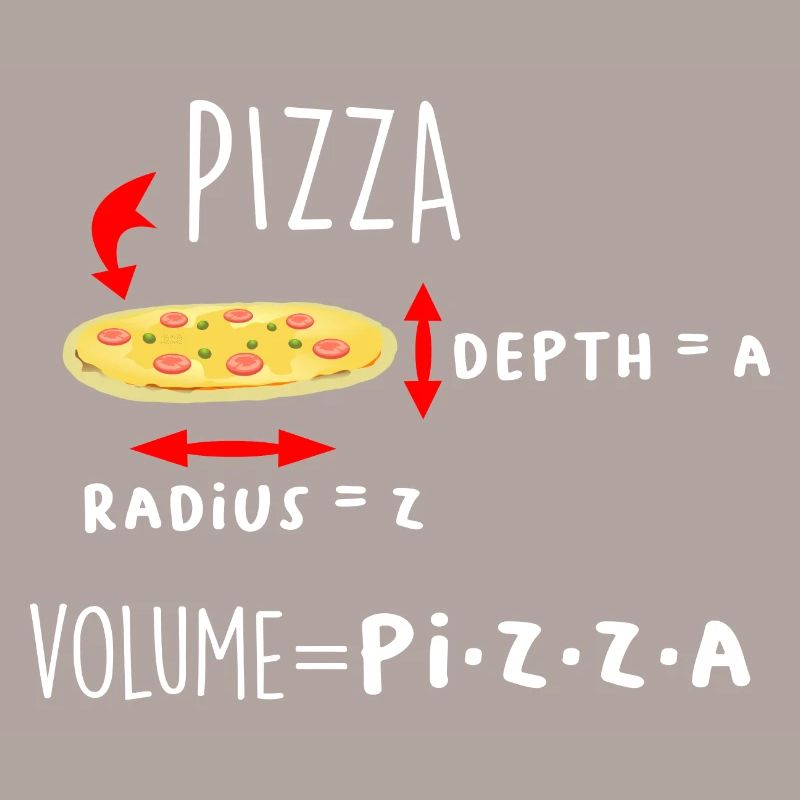 Pizza et Maths Meme Drôle Professeur de Maths